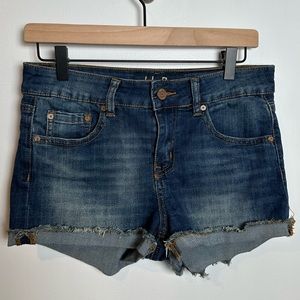 Indigo Rose Jean Shorts